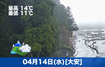 おはようございます☔今日の高野山は雨模様です。気温も含めです。